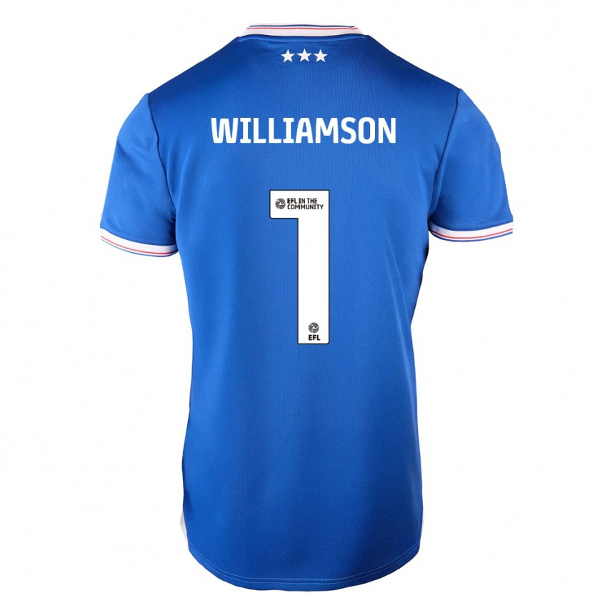 Danxen Herren Woody Williamson #1 Blau Weiß Heimtrikot Trikot 2025/26 T-Shirt Österreich