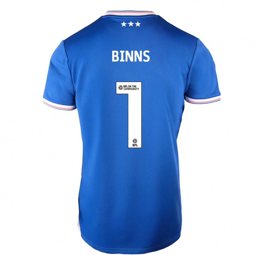 Danxen Herren Charlie Binns #1 Blau Weiß Heimtrikot Trikot 2025/26 T-Shirt Österreich