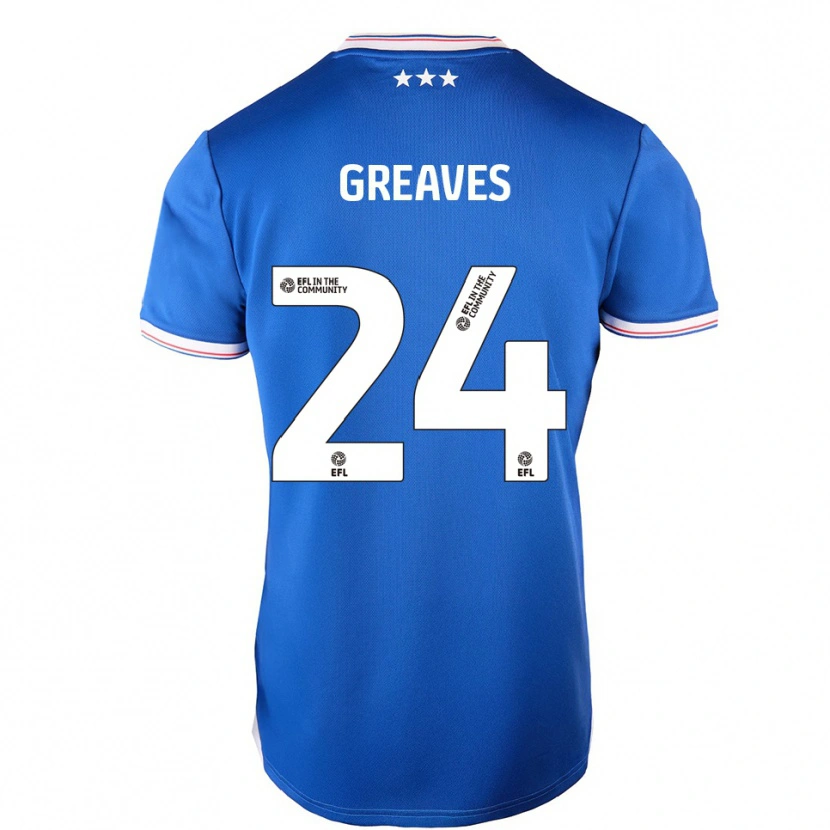Danxen Herren Jacob Greaves #24 Blau Weiß Heimtrikot Trikot 2025/26 T-Shirt Österreich