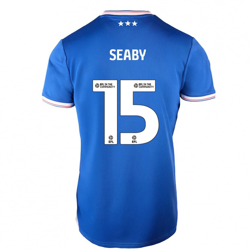 Danxen Herren Ruby Seaby #15 Blau Weiß Heimtrikot Trikot 2025/26 T-Shirt Österreich