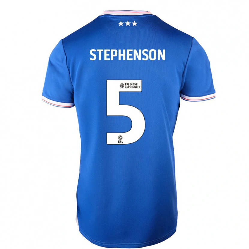 Danxen Herren Sean Stephenson #5 Blau Weiß Heimtrikot Trikot 2025/26 T-Shirt Österreich