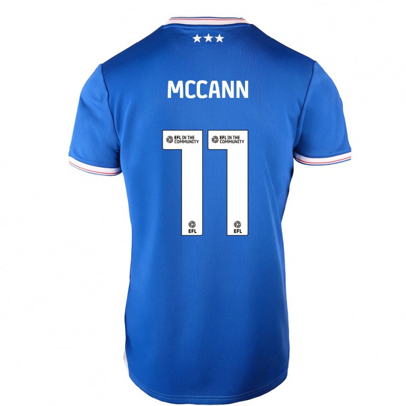 Danxen Herren Darragh Mccann #11 Blau Weiß Heimtrikot Trikot 2025/26 T-Shirt Österreich