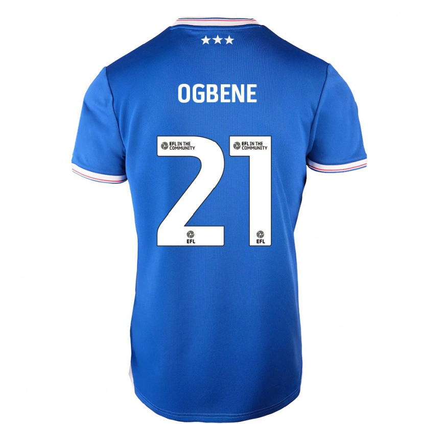 Danxen Herren Chiedozie Ogbene #21 Blau Weiß Heimtrikot Trikot 2025/26 T-Shirt Österreich