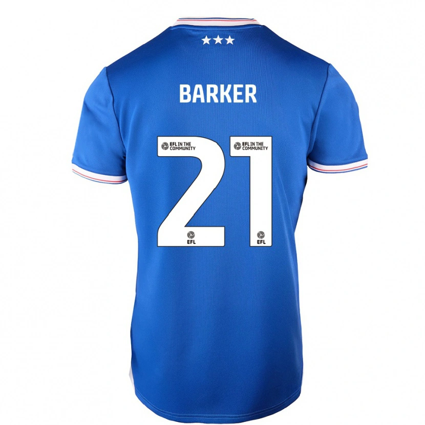Danxen Herren Maisy Barker #21 Blau Weiß Heimtrikot Trikot 2025/26 T-Shirt Österreich