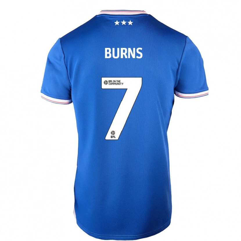 Danxen Herren Wes Burns #7 Blau Weiß Heimtrikot Trikot 2025/26 T-Shirt Österreich