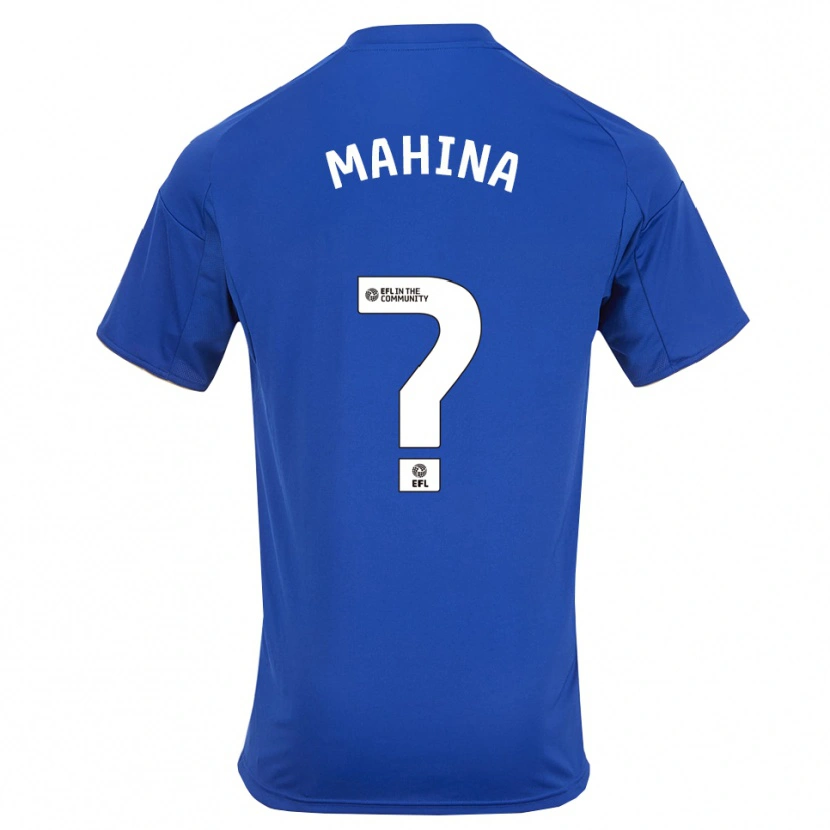Danxen Herren Nazars Mahina #0 Blau Gold Heimtrikot Trikot 2025/26 T-Shirt Österreich