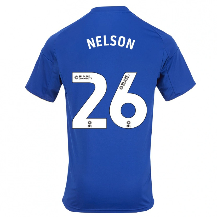 Danxen Herren Ben Nelson #26 Blau Gold Heimtrikot Trikot 2025/26 T-Shirt Österreich