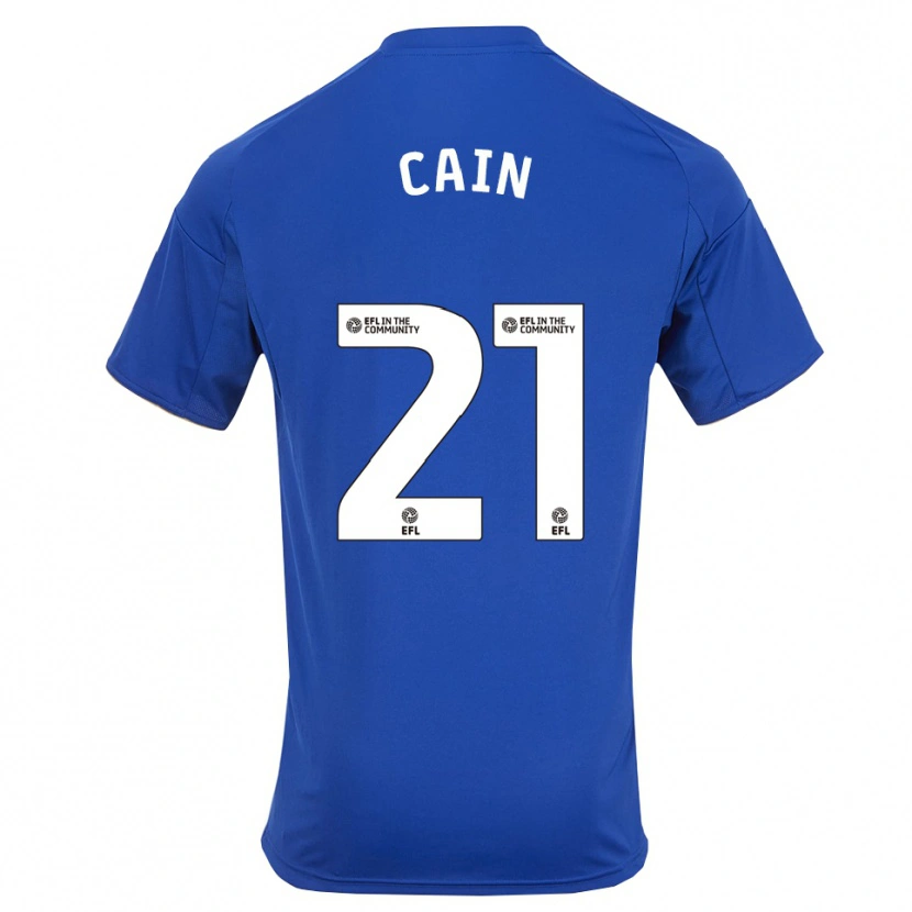 Danxen Herren Hannah Cain #21 Blau Gold Heimtrikot Trikot 2025/26 T-Shirt Österreich