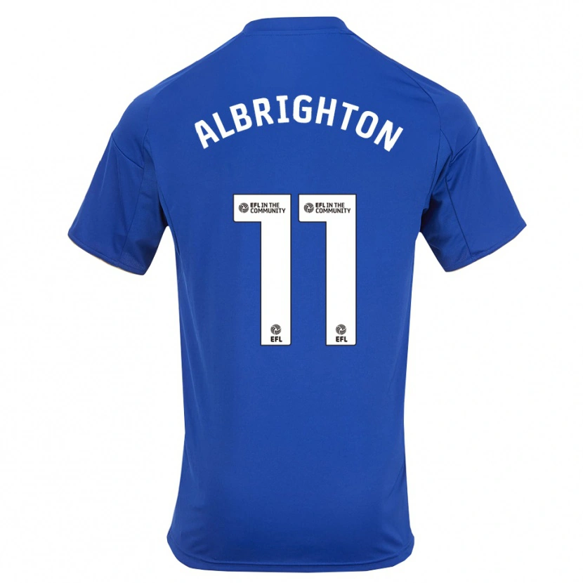 Danxen Herren Marc Albrighton #11 Blau Gold Heimtrikot Trikot 2025/26 T-Shirt Österreich
