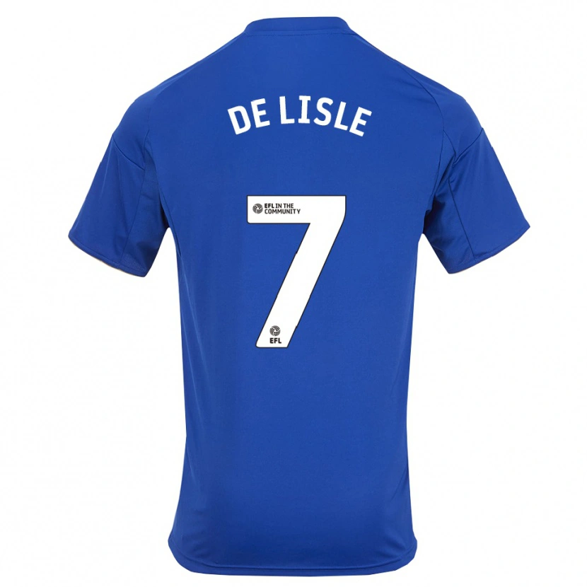 Danxen Herren Hugo De Lisle #7 Blau Gold Heimtrikot Trikot 2025/26 T-Shirt Österreich