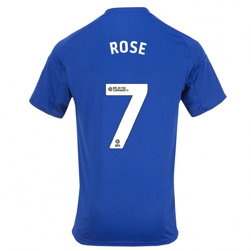 Danxen Herren Deanne Rose #7 Blau Gold Heimtrikot Trikot 2025/26 T-Shirt Österreich