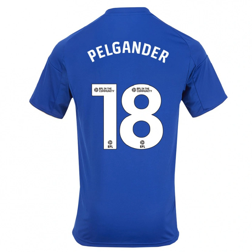 Danxen Herren Emilia Pelgander #18 Blau Gold Heimtrikot Trikot 2025/26 T-Shirt Österreich