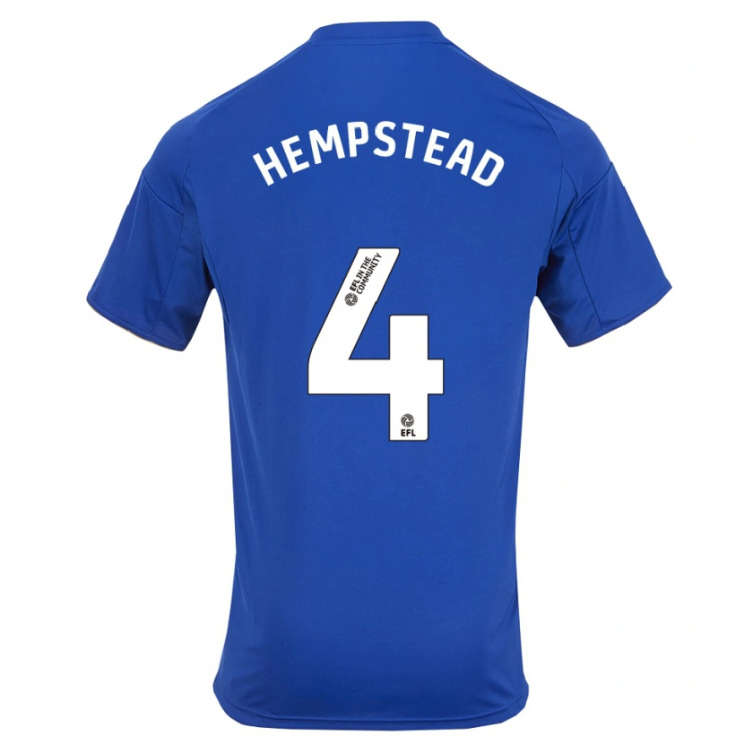 Danxen Herren Oliver Hempstead #4 Blau Gold Heimtrikot Trikot 2025/26 T-Shirt Österreich