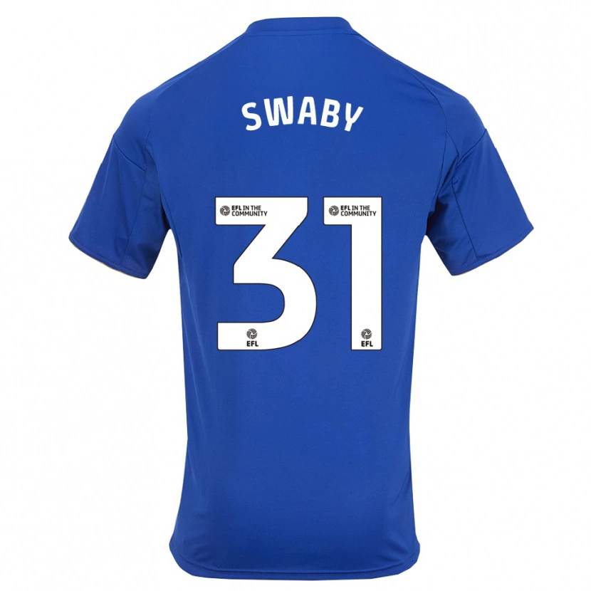 Danxen Herren Chantelle Swaby #31 Blau Gold Heimtrikot Trikot 2025/26 T-Shirt Österreich