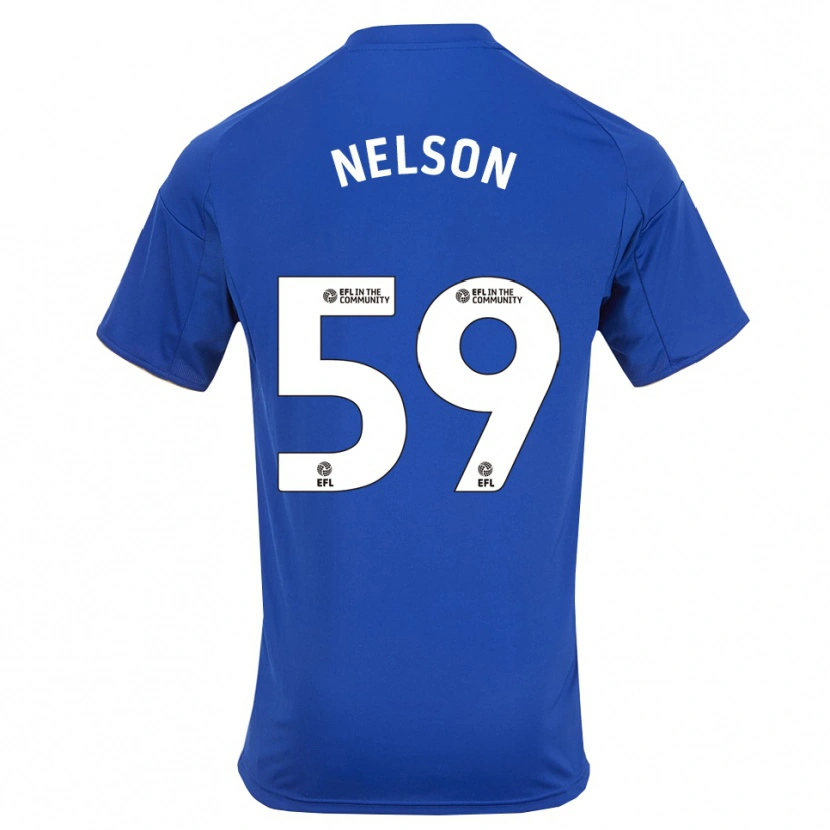 Danxen Herren Ronny Nelson #59 Blau Gold Heimtrikot Trikot 2025/26 T-Shirt Österreich