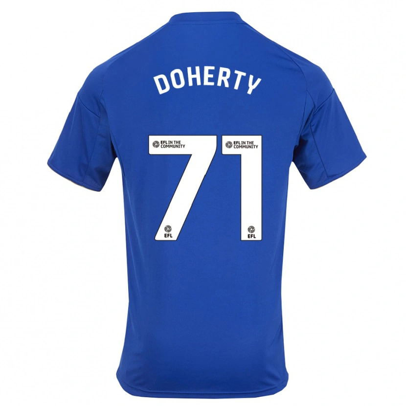 Danxen Herren Arlo Doherty #71 Blau Gold Heimtrikot Trikot 2025/26 T-Shirt Österreich