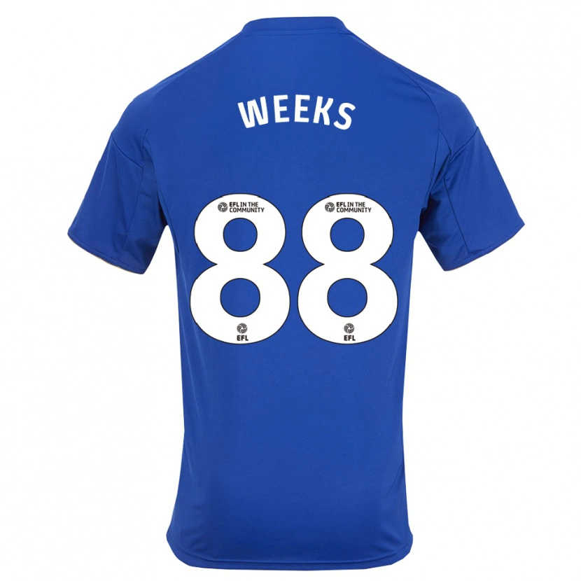 Danxen Herren Tyler Weeks #88 Blau Gold Heimtrikot Trikot 2025/26 T-Shirt Österreich
