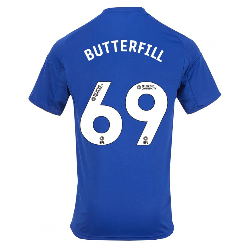 Danxen Herren Jack Butterfill #69 Blau Gold Heimtrikot Trikot 2025/26 T-Shirt Österreich
