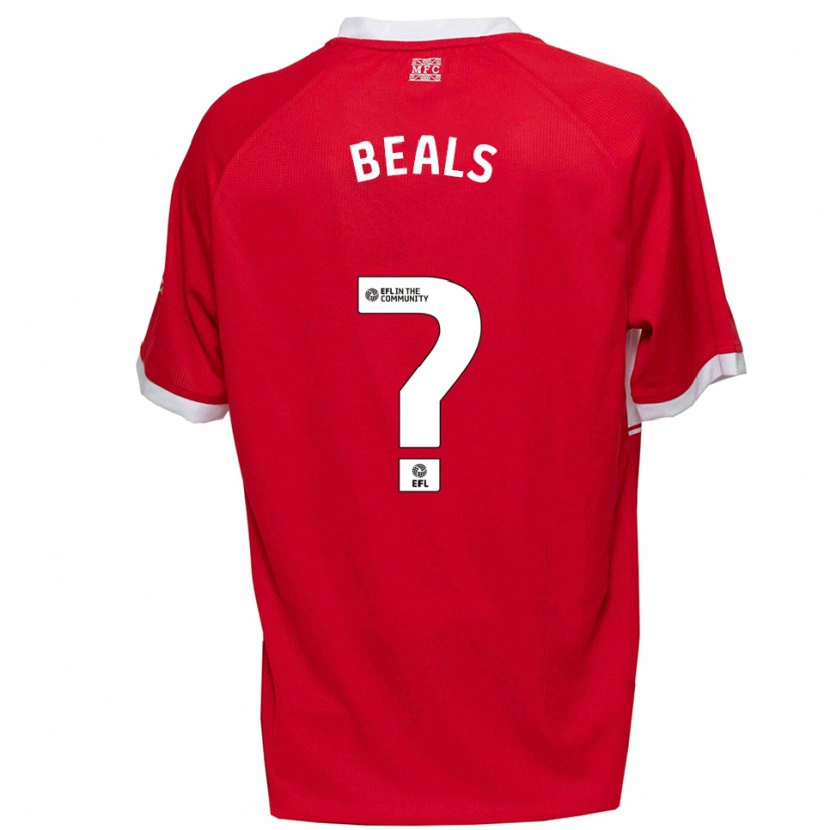 Danxen Herren Ben Beals #0 Rot Weiß Heimtrikot Trikot 2025/26 T-Shirt Österreich