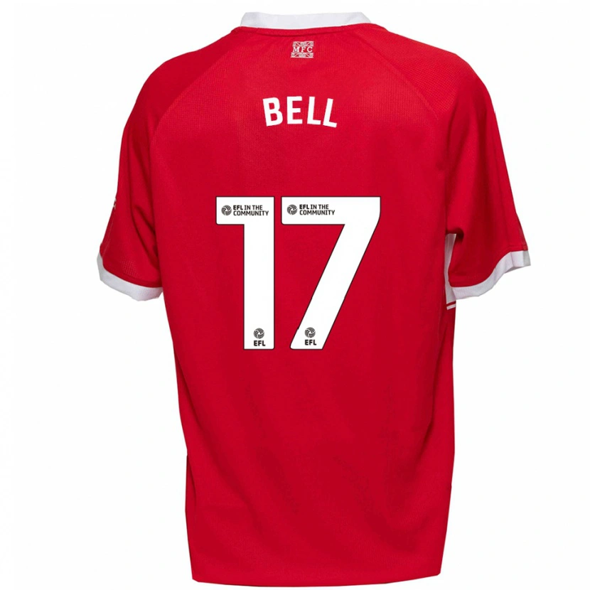 Danxen Herren Millie Bell #17 Rot Weiß Heimtrikot Trikot 2025/26 T-Shirt Österreich