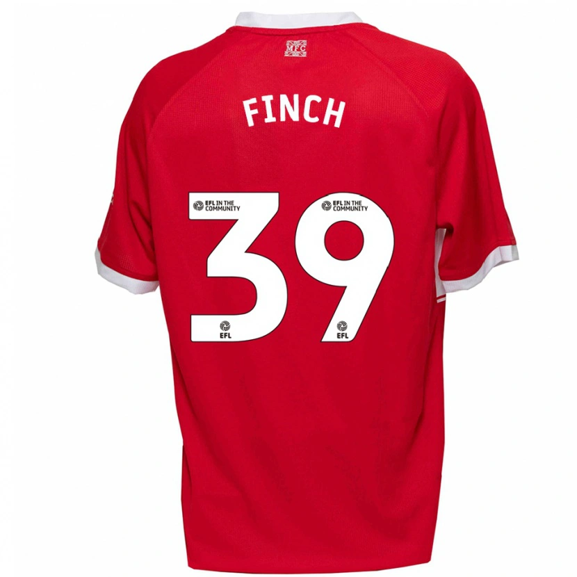 Danxen Herren Sonny Finch #39 Rot Weiß Heimtrikot Trikot 2025/26 T-Shirt Österreich