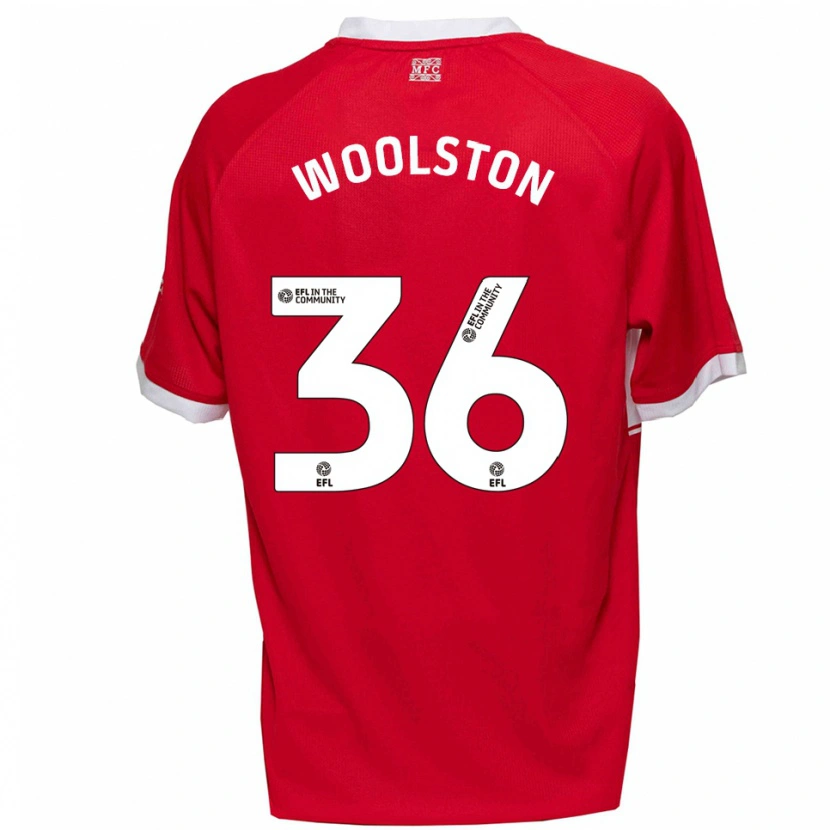 Danxen Herren Luke Woolston #36 Rot Weiß Heimtrikot Trikot 2025/26 T-Shirt Österreich