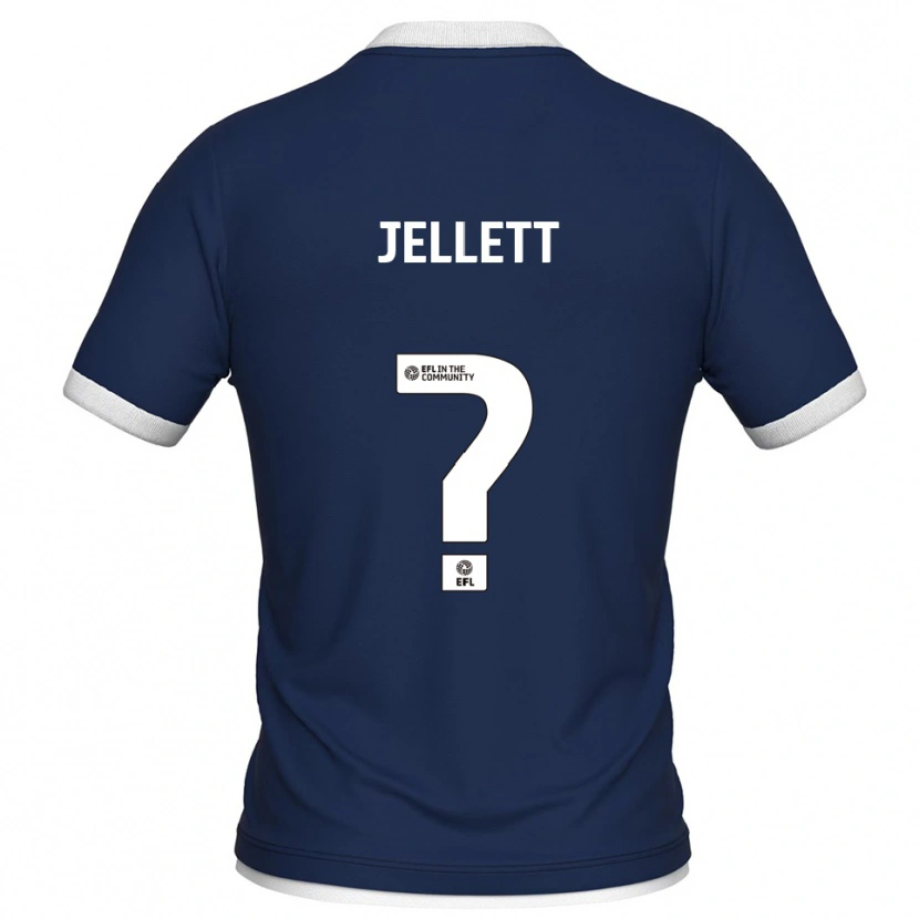 Danxen Herren Lucy Jellett #0 Marine Weiß Heimtrikot Trikot 2025/26 T-Shirt Österreich