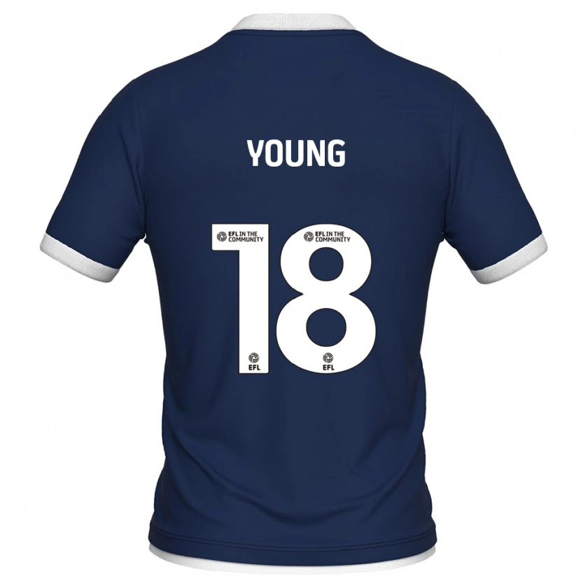 Danxen Herren Michelle Young #18 Marine Weiß Heimtrikot Trikot 2025/26 T-Shirt Österreich