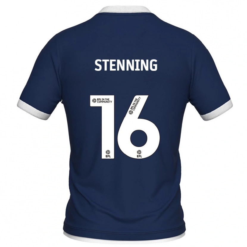 Danxen Herren Ellie Stenning #16 Marine Weiß Heimtrikot Trikot 2025/26 T-Shirt Österreich