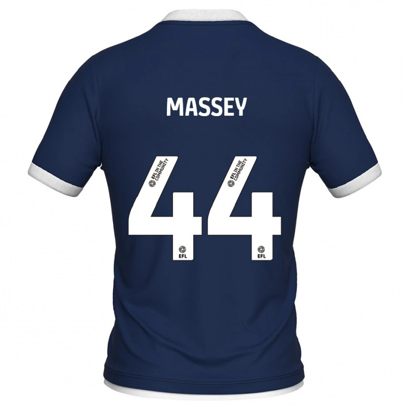 Danxen Herren Alfie Massey #44 Marine Weiß Heimtrikot Trikot 2025/26 T-Shirt Österreich