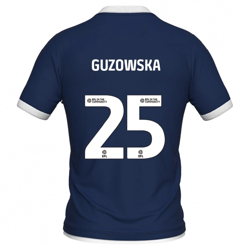 Danxen Herren Sara Guzowska #25 Marine Weiß Heimtrikot Trikot 2025/26 T-Shirt Österreich