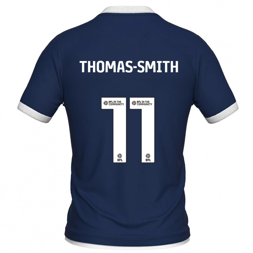 Danxen Herren Jaydon Thomas-Smith #11 Marine Weiß Heimtrikot Trikot 2025/26 T-Shirt Österreich