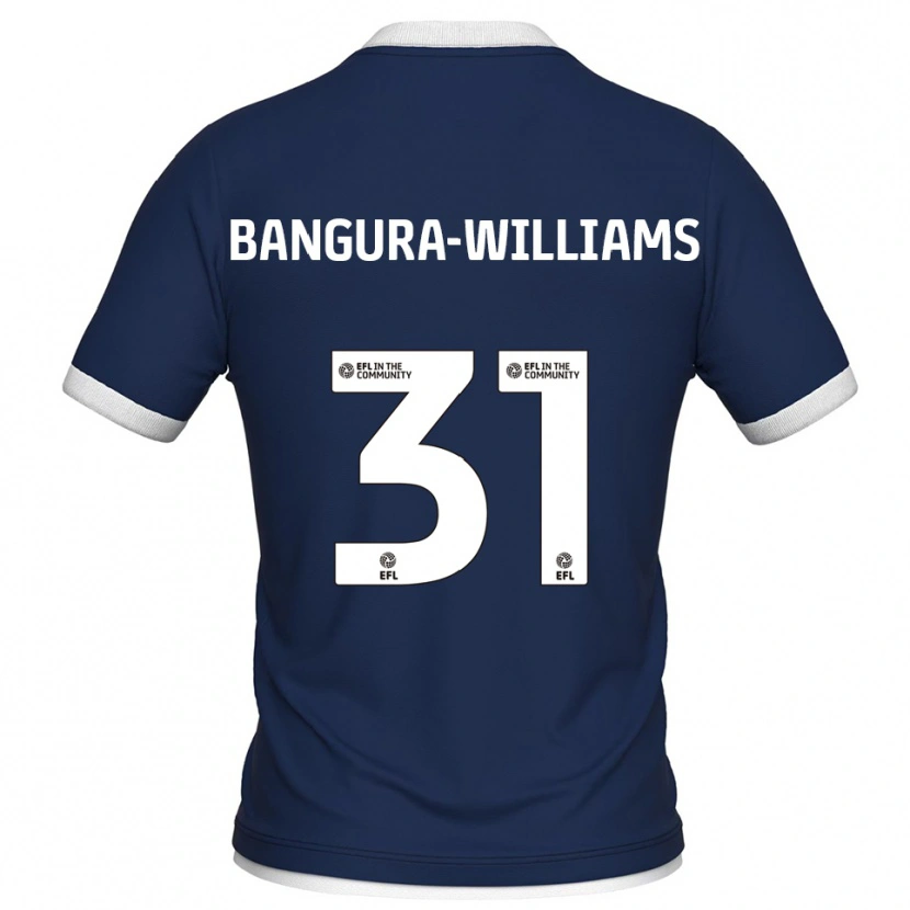 Danxen Herren Ra'ees Bangura-Williams #31 Marine Weiß Heimtrikot Trikot 2025/26 T-Shirt Österreich