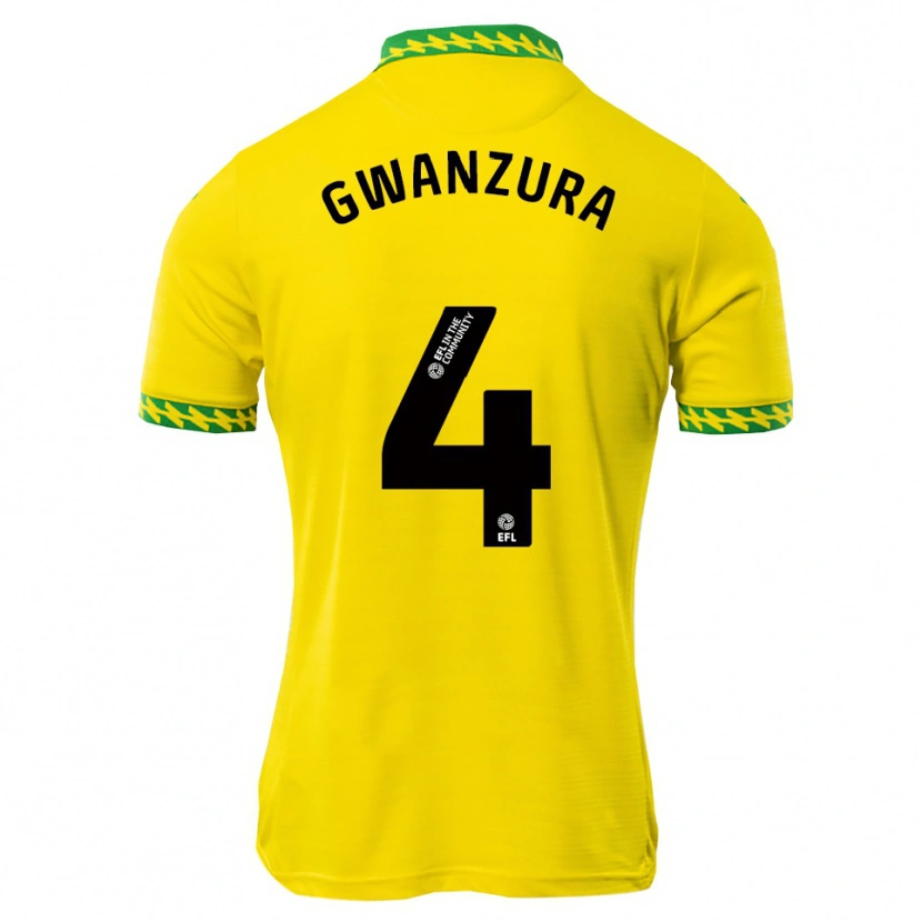 Danxen Herren Takudzwa Gwanzura #4 Weiß Grün Heimtrikot Trikot 2025/26 T-Shirt Österreich