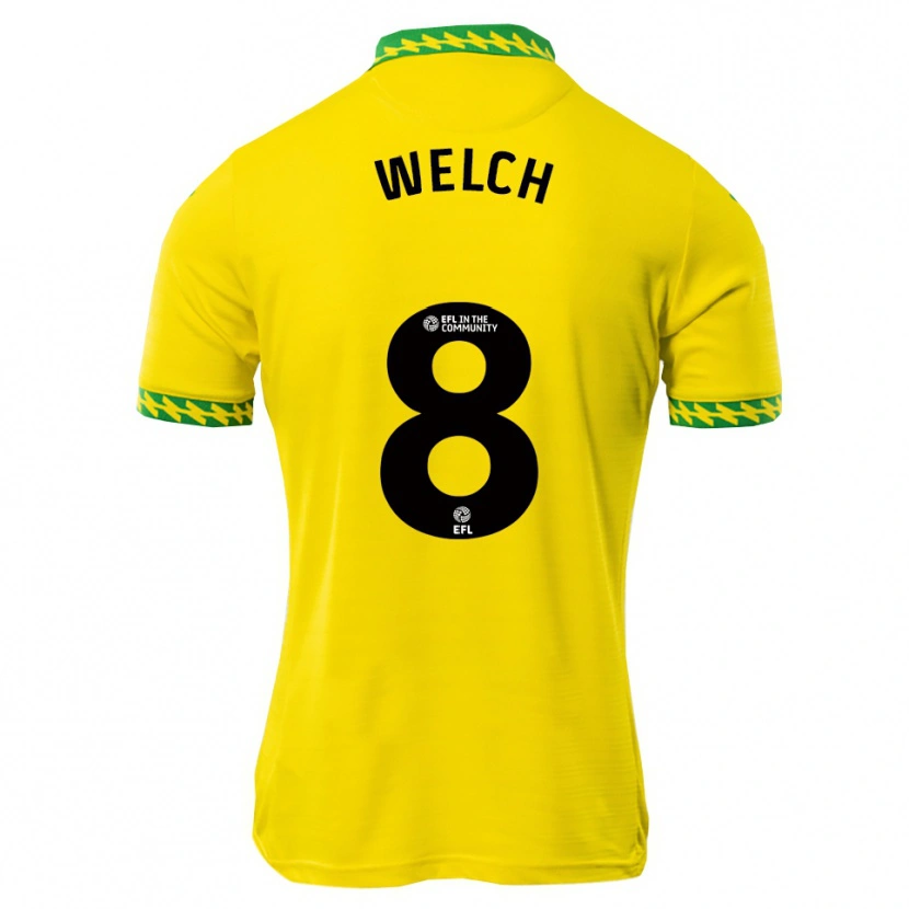 Danxen Herren Finley Welch #8 Weiß Grün Heimtrikot Trikot 2025/26 T-Shirt Österreich
