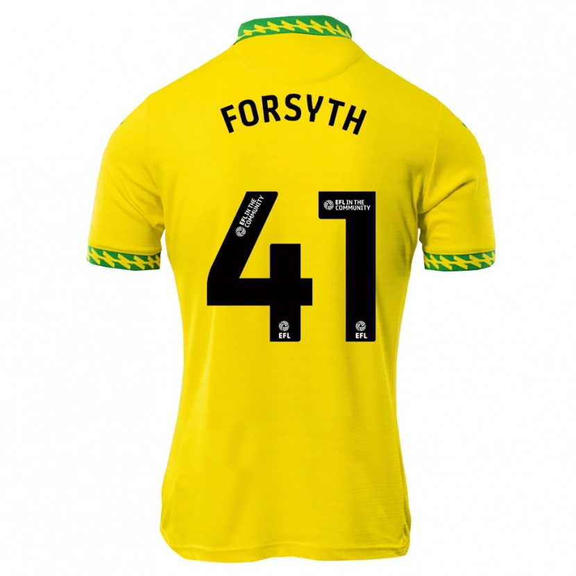 Danxen Herren Gabe Forsyth #41 Weiß Grün Heimtrikot Trikot 2025/26 T-Shirt Österreich