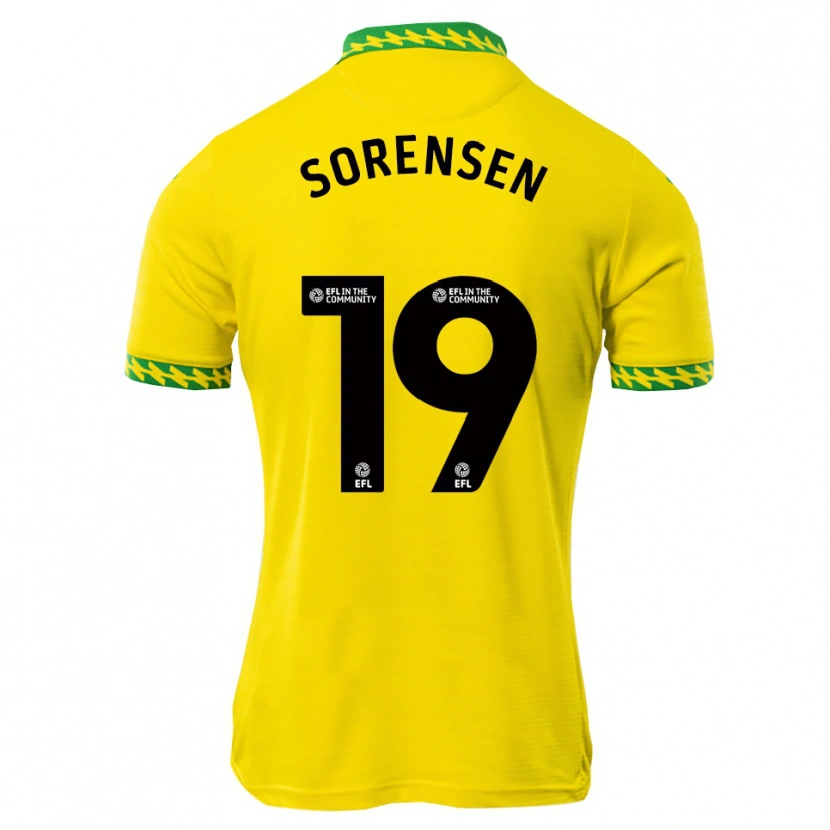 Danxen Herren Jacob Lungi Sørensen #19 Weiß Grün Heimtrikot Trikot 2025/26 T-Shirt Österreich