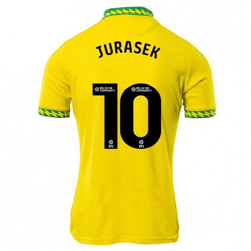 Danxen Herren Matej Jurasek #10 Weiß Grün Heimtrikot Trikot 2025/26 T-Shirt Österreich