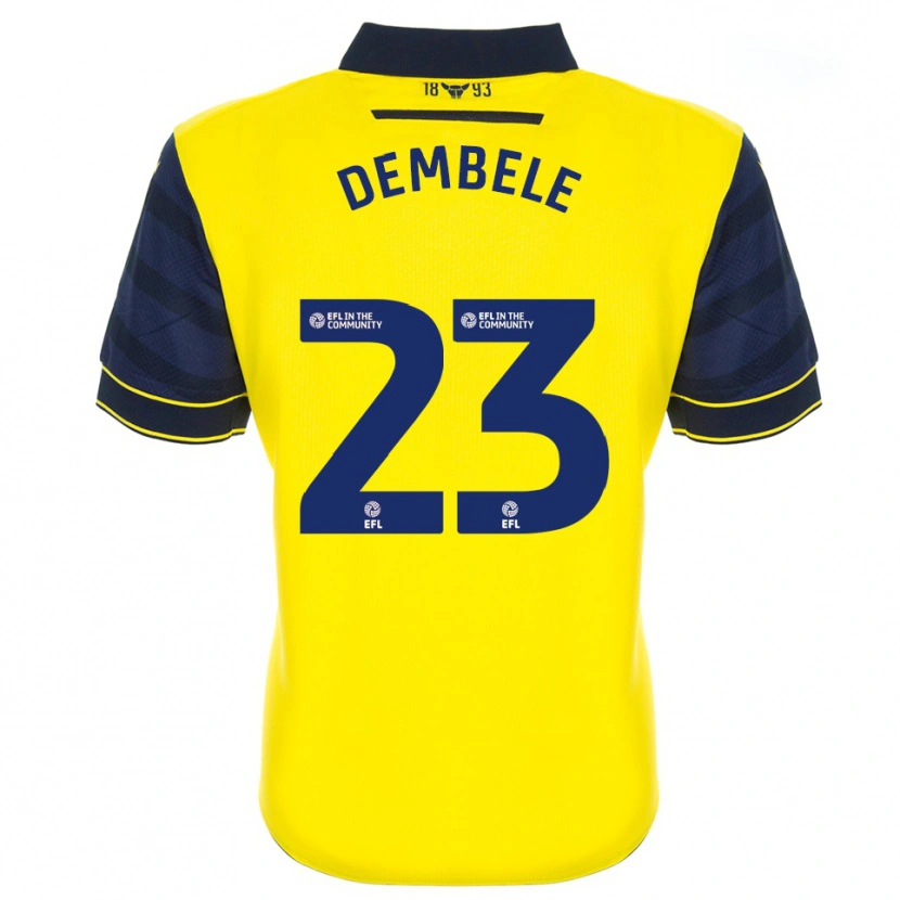 Danxen Herren Siriki Dembélé #23 Gelb Marine Heimtrikot Trikot 2025/26 T-Shirt Österreich