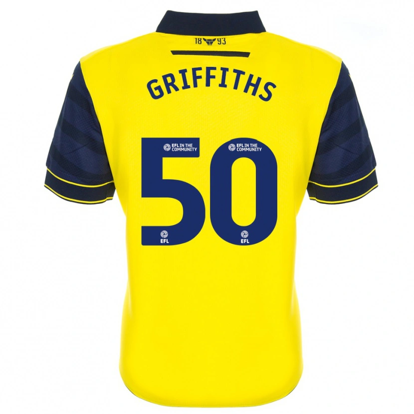 Danxen Herren Louis Griffiths #50 Gelb Marine Heimtrikot Trikot 2025/26 T-Shirt Österreich