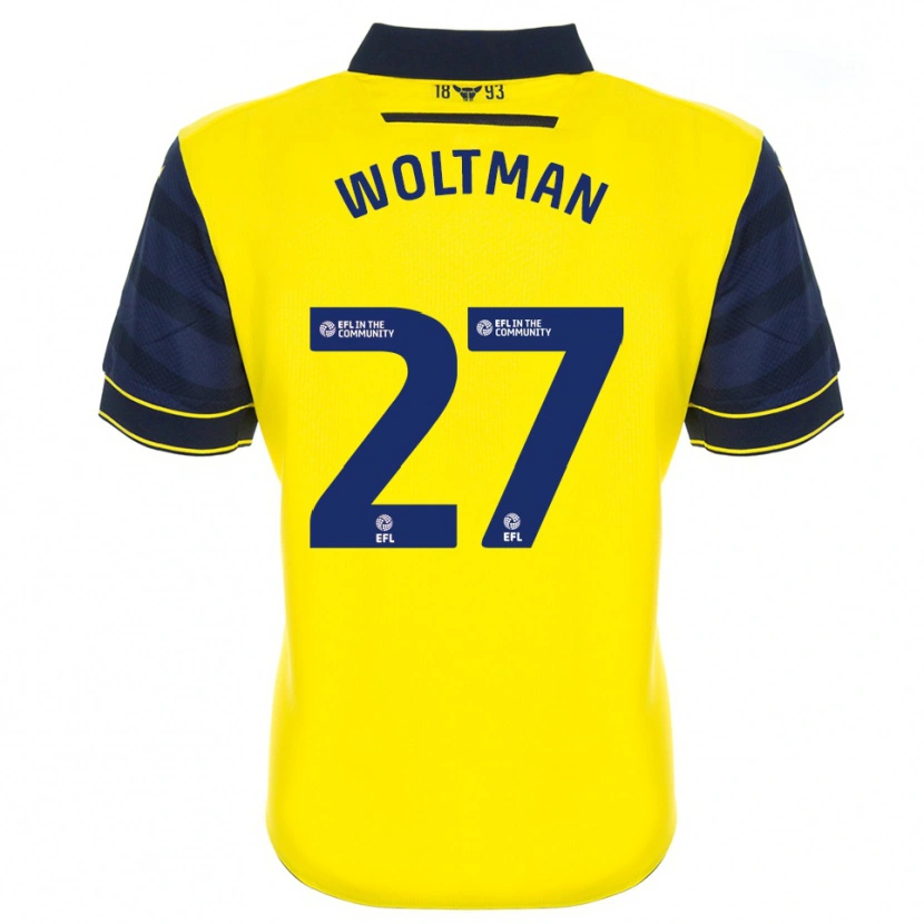 Danxen Herren Max Woltman #27 Gelb Marine Heimtrikot Trikot 2025/26 T-Shirt Österreich