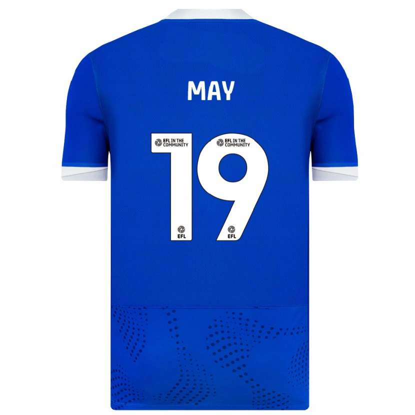 Danxen Herren Connor May #19 Blau Weiß Heimtrikot Trikot 2025/26 T-Shirt Österreich