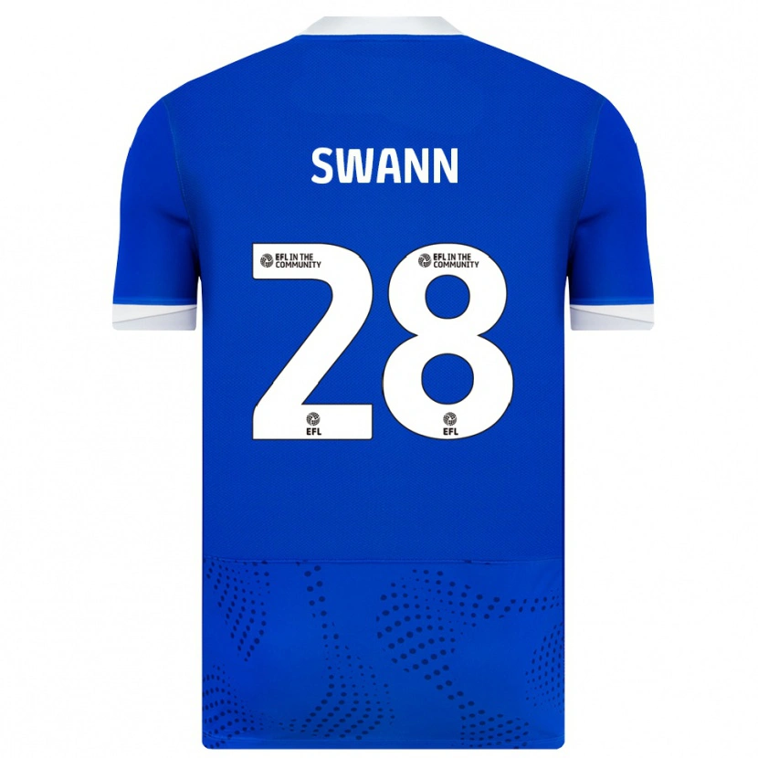 Danxen Herren Reuben Swann #28 Blau Weiß Heimtrikot Trikot 2025/26 T-Shirt Österreich
