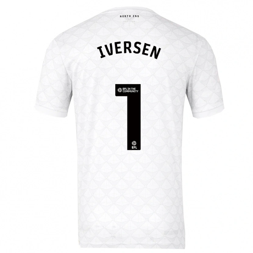 Danxen Herren Daniel Iversen #1 Weiß Rot Heimtrikot Trikot 2025/26 T-Shirt Österreich
