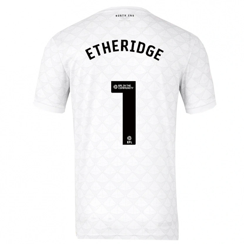 Danxen Herren Ellie Etheridge #1 Weiß Rot Heimtrikot Trikot 2025/26 T-Shirt Österreich