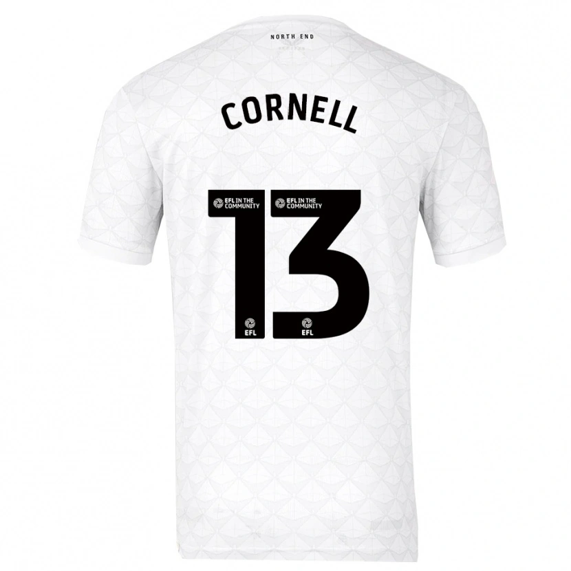 Danxen Herren David Cornell #13 Weiß Rot Heimtrikot Trikot 2025/26 T-Shirt Österreich