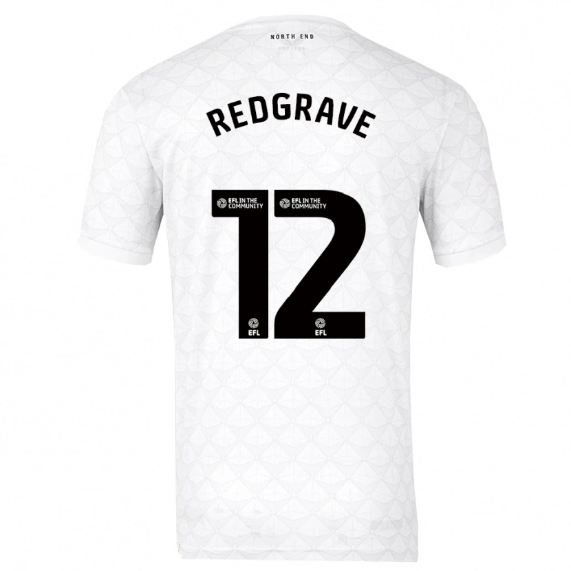 Danxen Herren Jodie Redgrave #12 Weiß Rot Heimtrikot Trikot 2025/26 T-Shirt Österreich