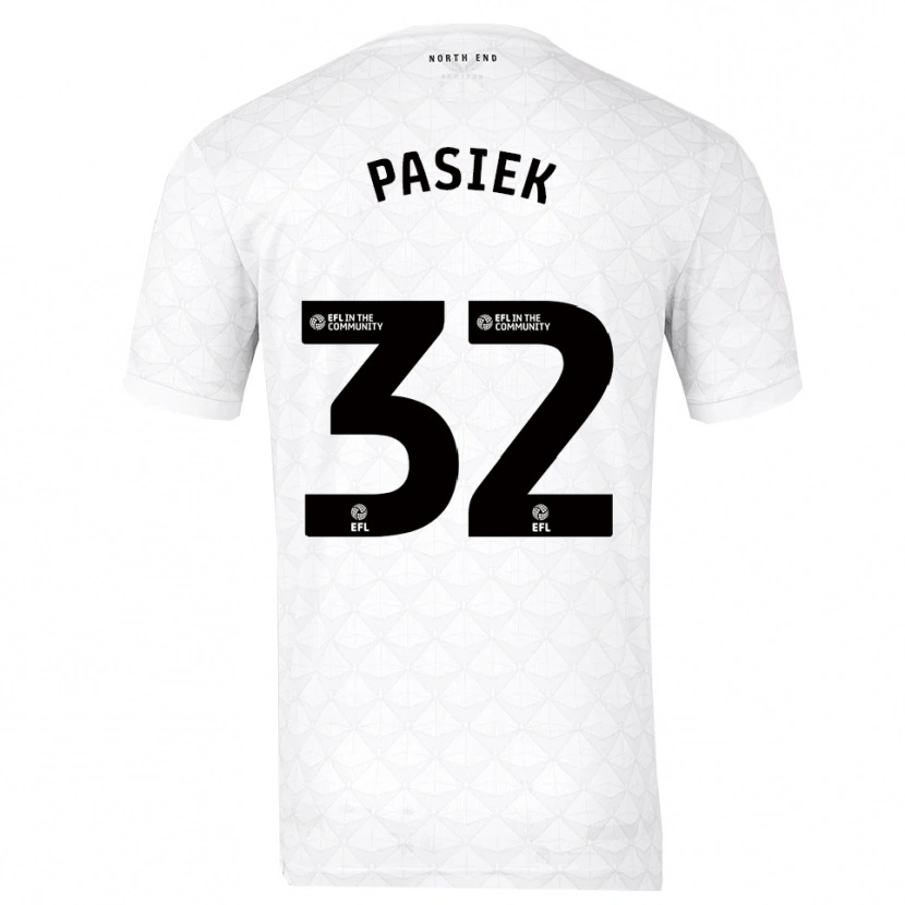 Danxen Herren Kacper Pasiek #32 Weiß Rot Heimtrikot Trikot 2025/26 T-Shirt Österreich