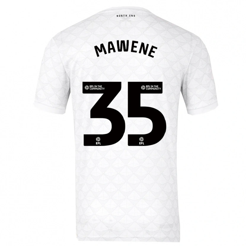 Danxen Herren Noah Mawene #35 Weiß Rot Heimtrikot Trikot 2025/26 T-Shirt Österreich