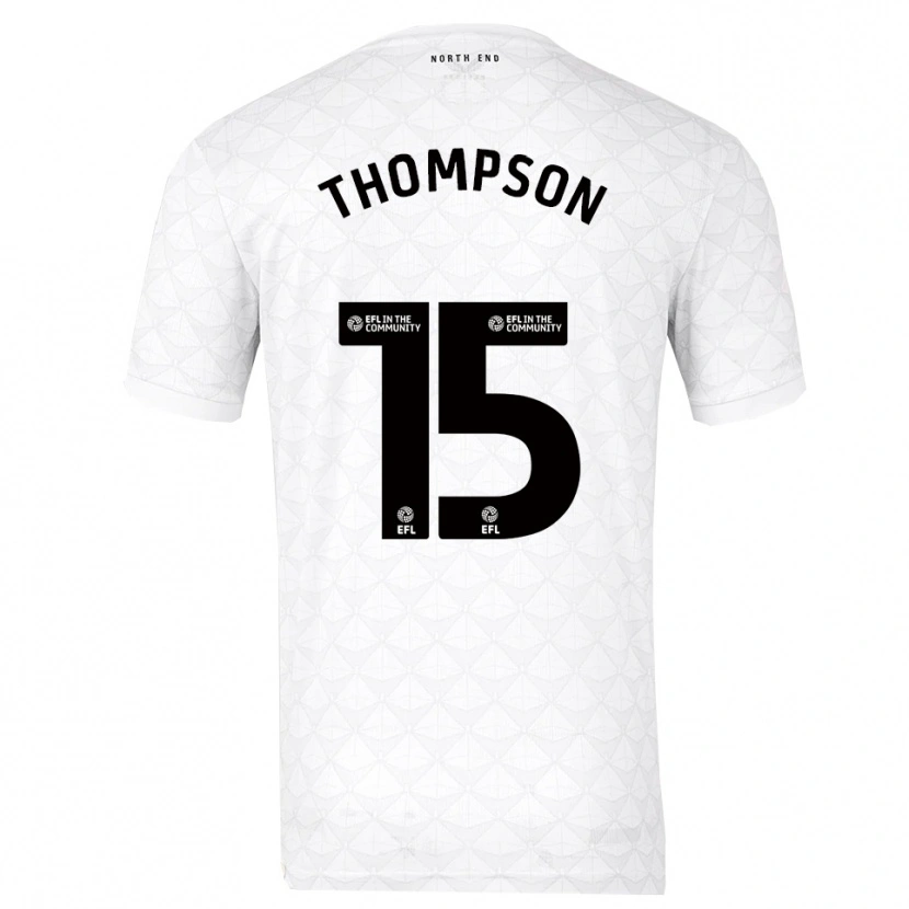 Danxen Herren Jordan Thompson #15 Weiß Rot Heimtrikot Trikot 2025/26 T-Shirt Österreich